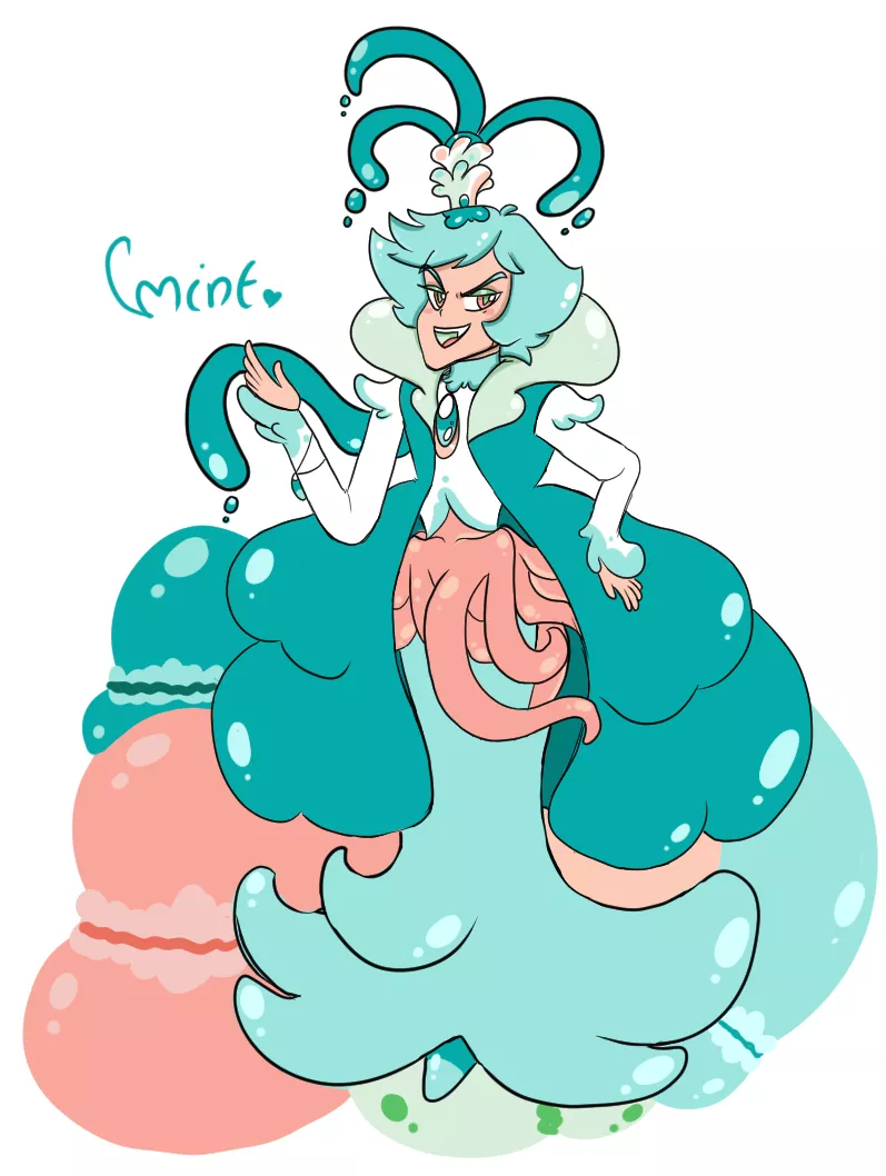 Tentacle Monster Oc: Mint. posted by Good_Tumbleweed_8736
