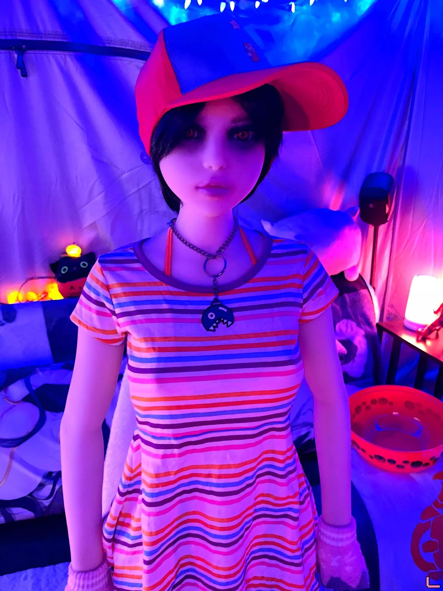 “You’re just on time for my Halloween party!” posted by LightningDoll