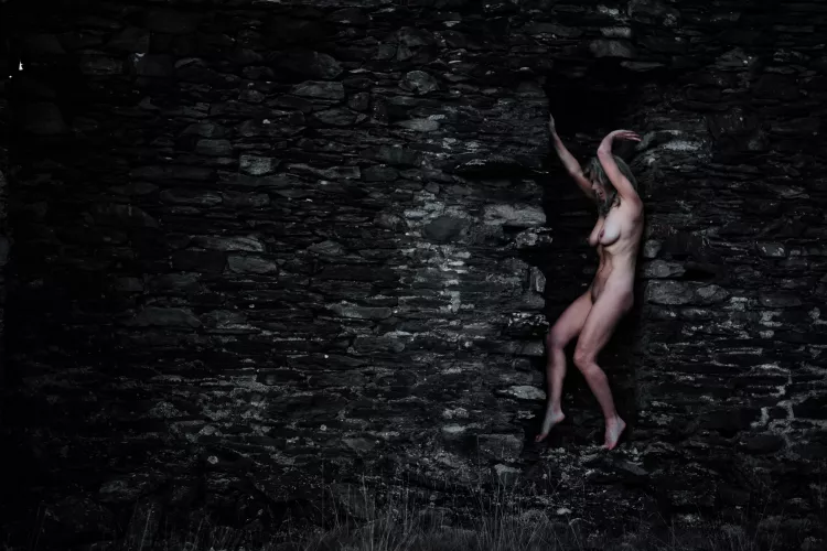 Derelict building in Welsh valley by HelenSaunders