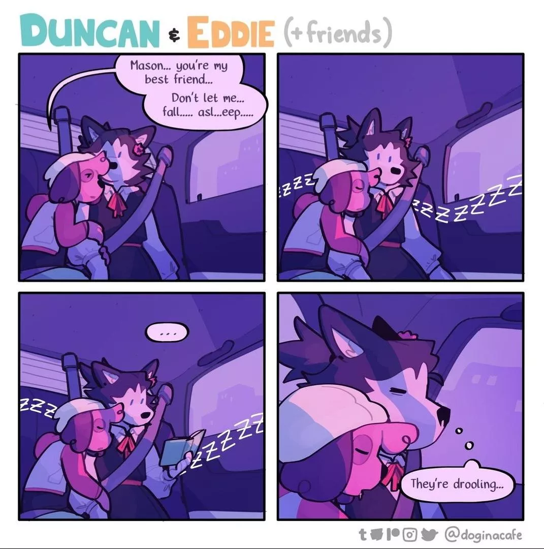 drool (doginacafe) posted by InkFoxPrints