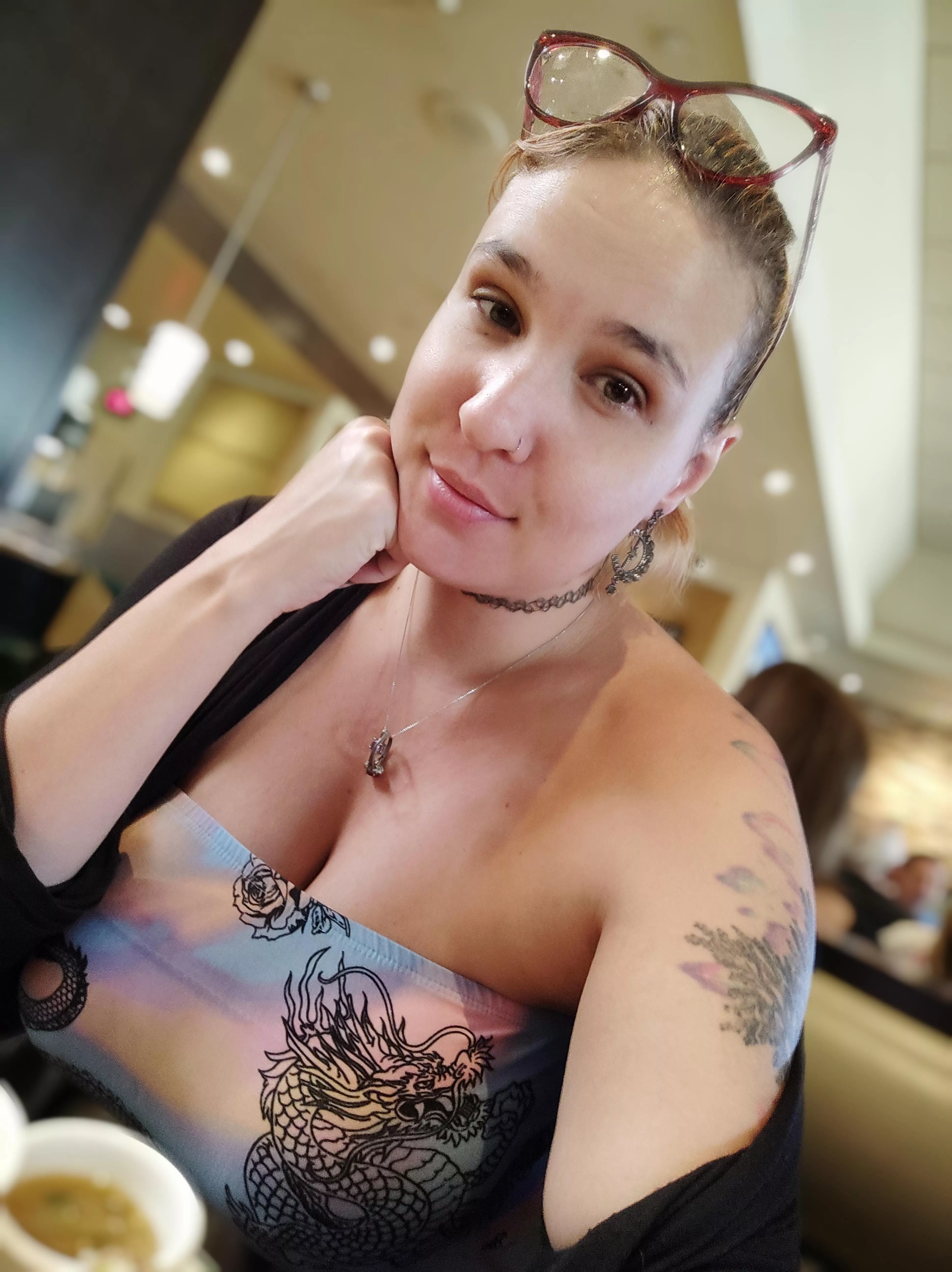 Going braless again today! posted by Sarothica69