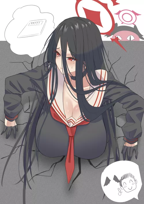 Hasumi is stuck by xSaviour_N