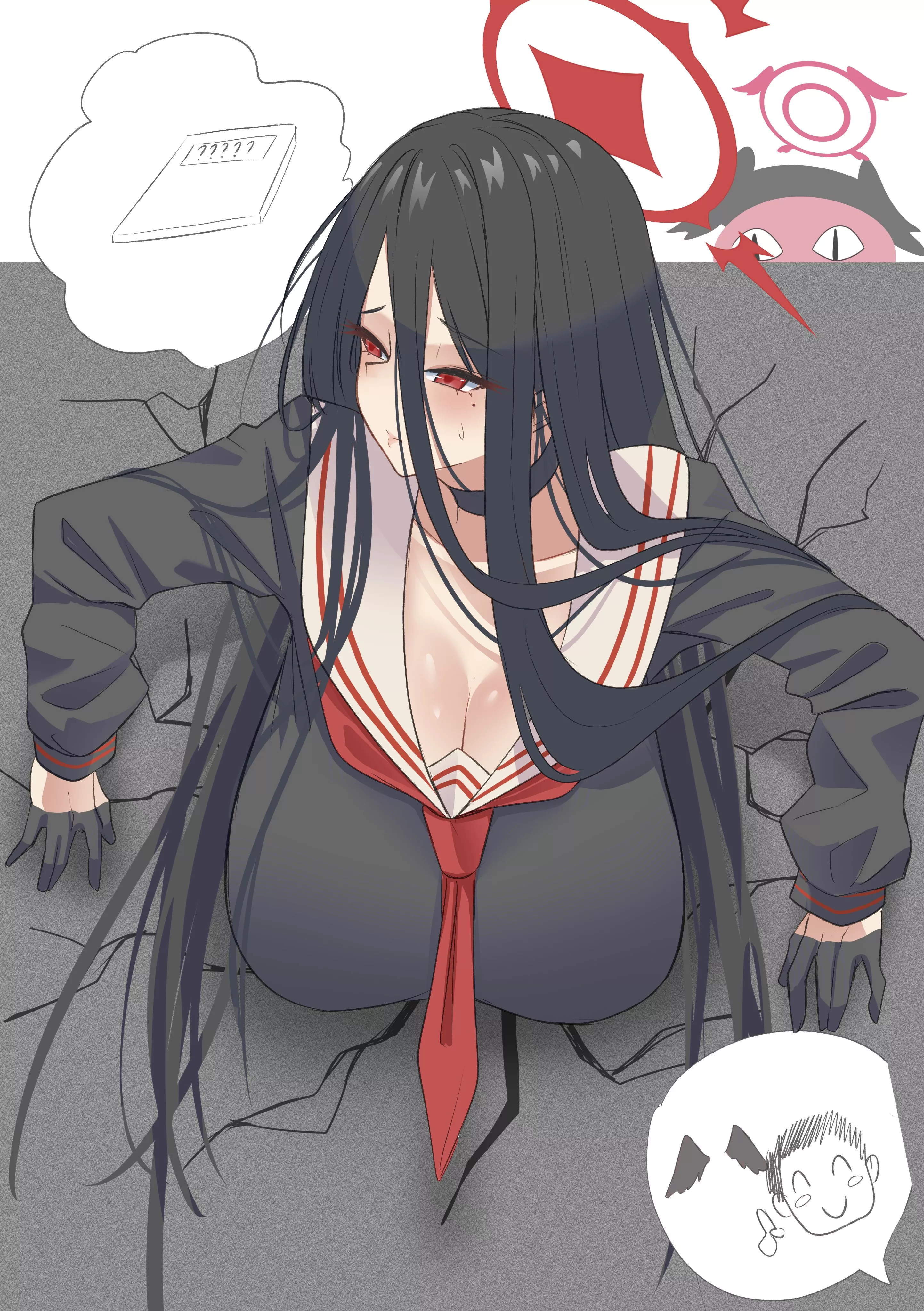 Hasumi is stuck posted by xSaviour_N