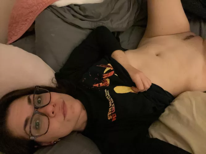 Messy make up, messy hair, cum on my pillow… I think Steve Miller would be proud. 😈 by wifesband16