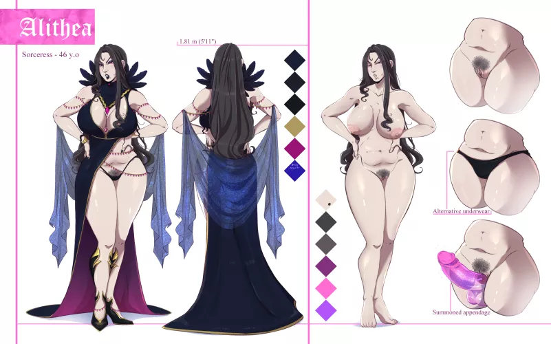 New evil milf with useless panties i made by MorryaArt