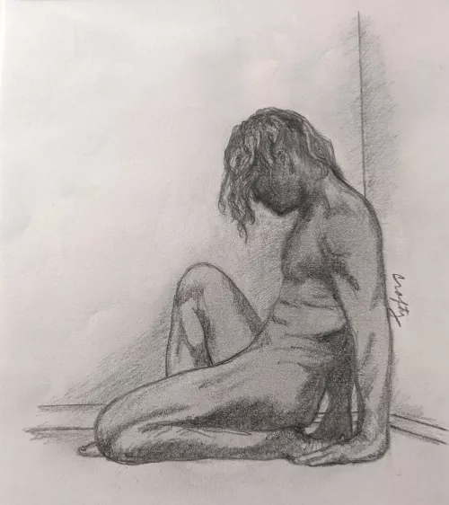 Pencil sketch of u/XXXoticArt, graphite on bristol by Crafty510