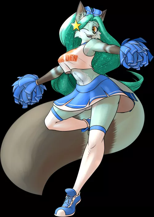SHE CHEER (art by me!) by Wyviryn