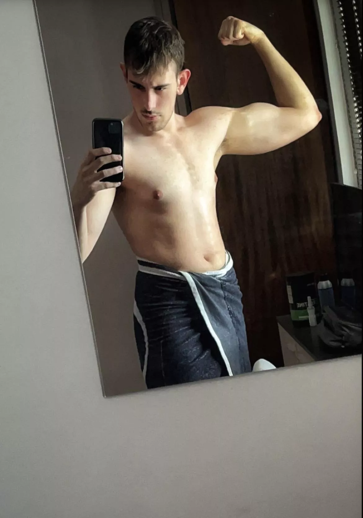 Take this towel off me with your mouth posted by AlejandroRose03