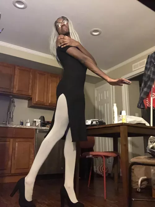 Added a leg slit to this dress by nickelnicking