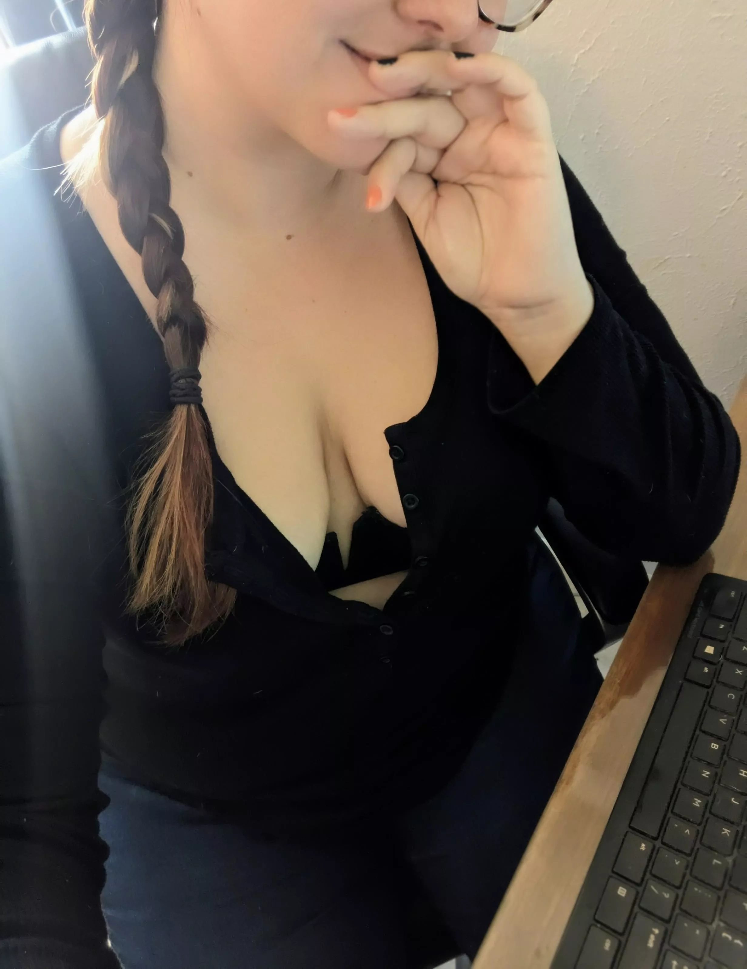 All work and no play....makes for a very needy girl. posted by AGoodgirl__Whore