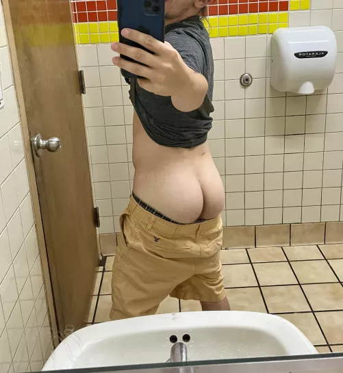 Ass out in public by Casually_Nude_Guy