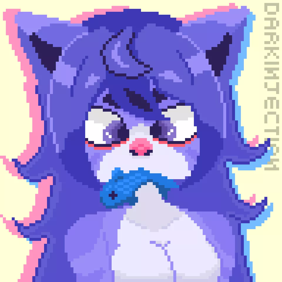 Catgirl Marsi | art by darkinjection posted by Darkinjection