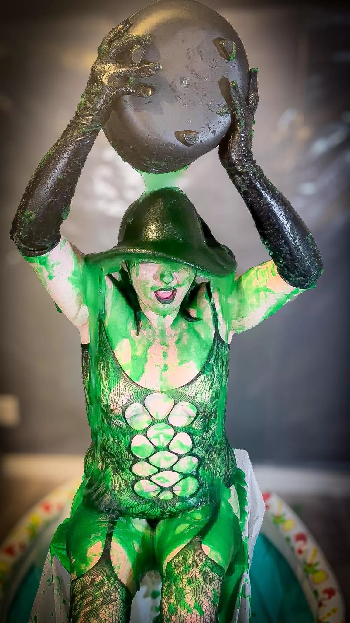 Cauldron of slime 💚💚💦💦 posted by MissNoireNFToy