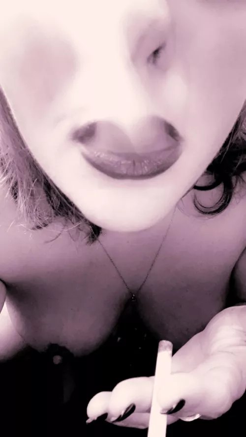 Cumming in for a taste. Engulfed in smoke, red lipstick, and hitting the back of my throat. 🥵 by Ok-Butterscotch9275