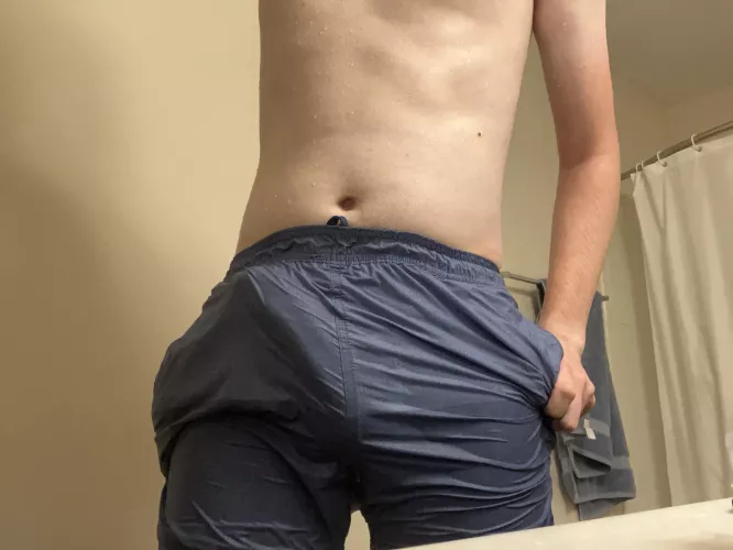 Fresh out of the pool by hotwhitecock1