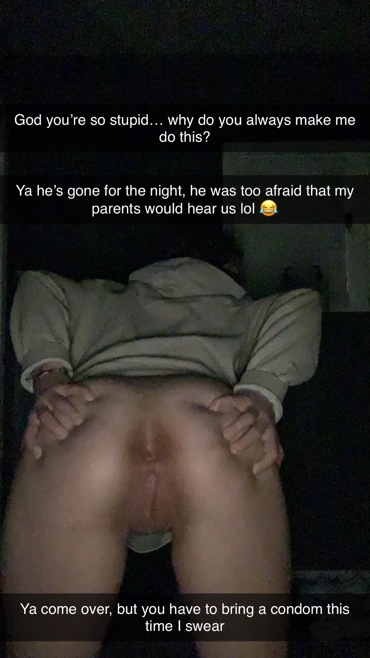 I Didn’t want them to hear… posted by serenitys_bitch