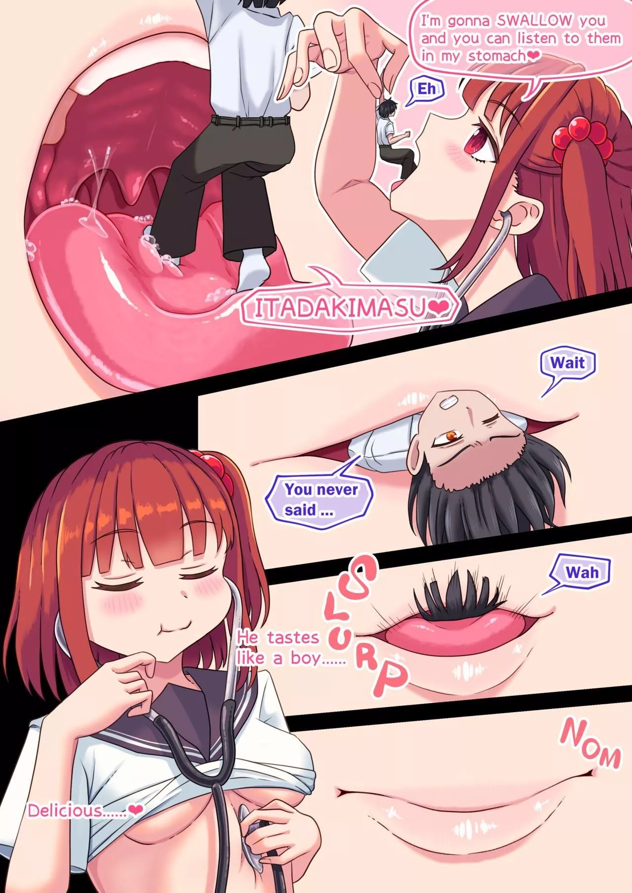 {image} F/m looks like us boys taste pretty good❤️ (Artist: vorevore) posted by obedientgoodsub