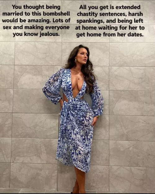 Poor little cuck, stuck cleaning up her messy pussy while caged. by Kittyward74