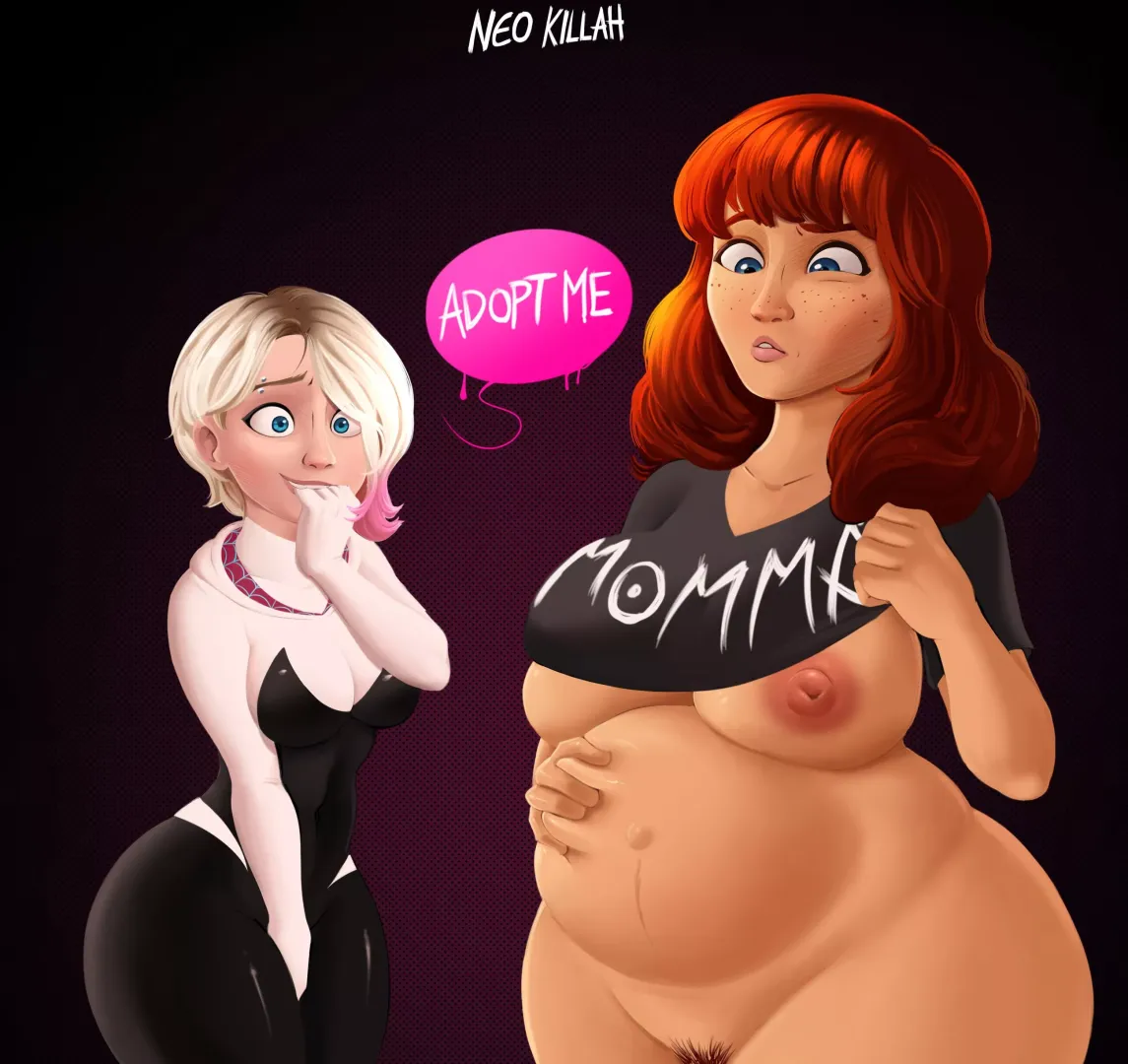 Pregnant Mary Jane (by Neo Killah) by HerveAndObserve