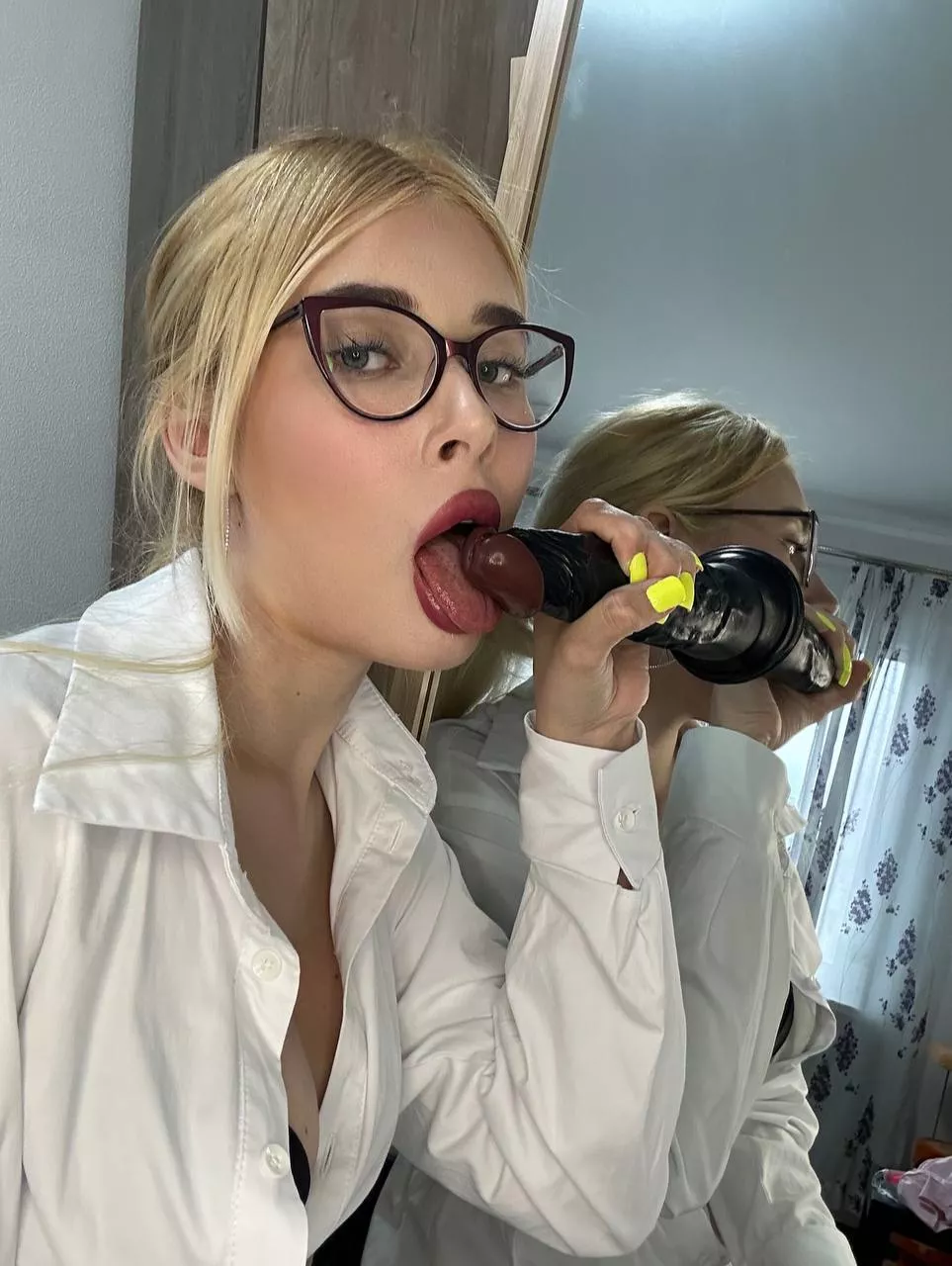 this teacher needs her glasses, don't get them dirty posted by Mentallymonitor