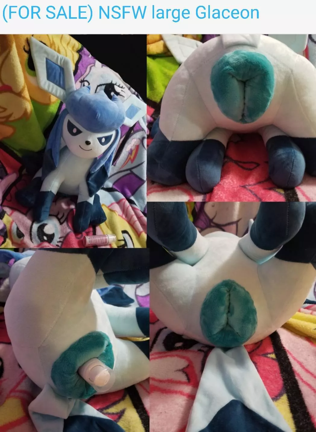 (FOR SALE) NSFW fuckable large feral female Pokemon eeveelution Glaceon with useable canine pussy/cookie [F] (Furrysale) posted by Furry-sale