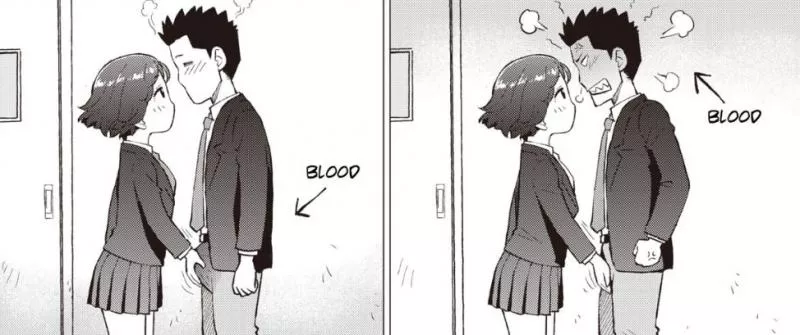 LF Mono source: 1girl, 1boy, steam, blood, arrows, school, door, erection, short hair, spiked hair, angry, relaxed posted by Apisal