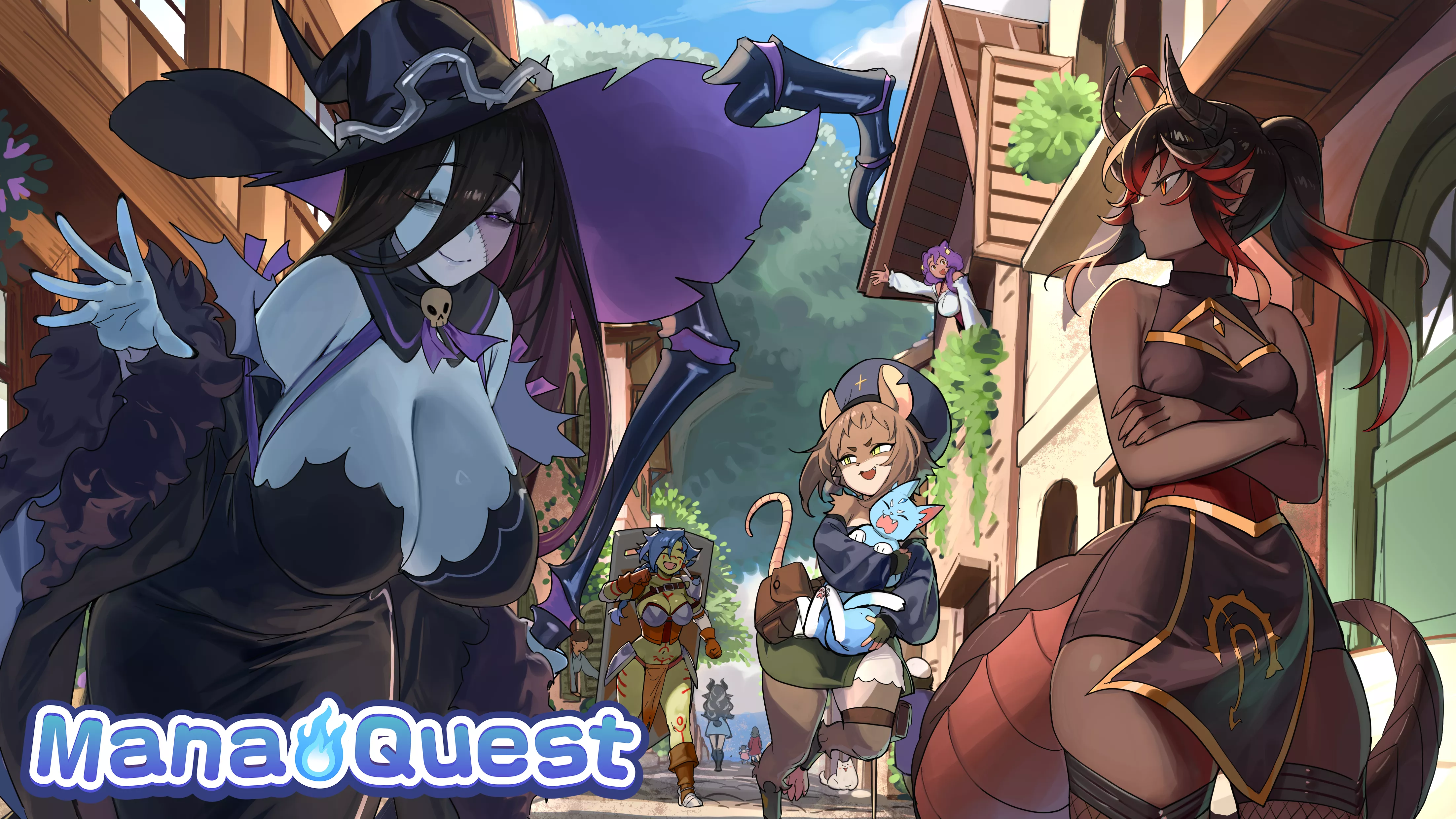 Mana Quest - A shop/monster girl managemet hentai RPG! posted by Cozy_Bunny_Games