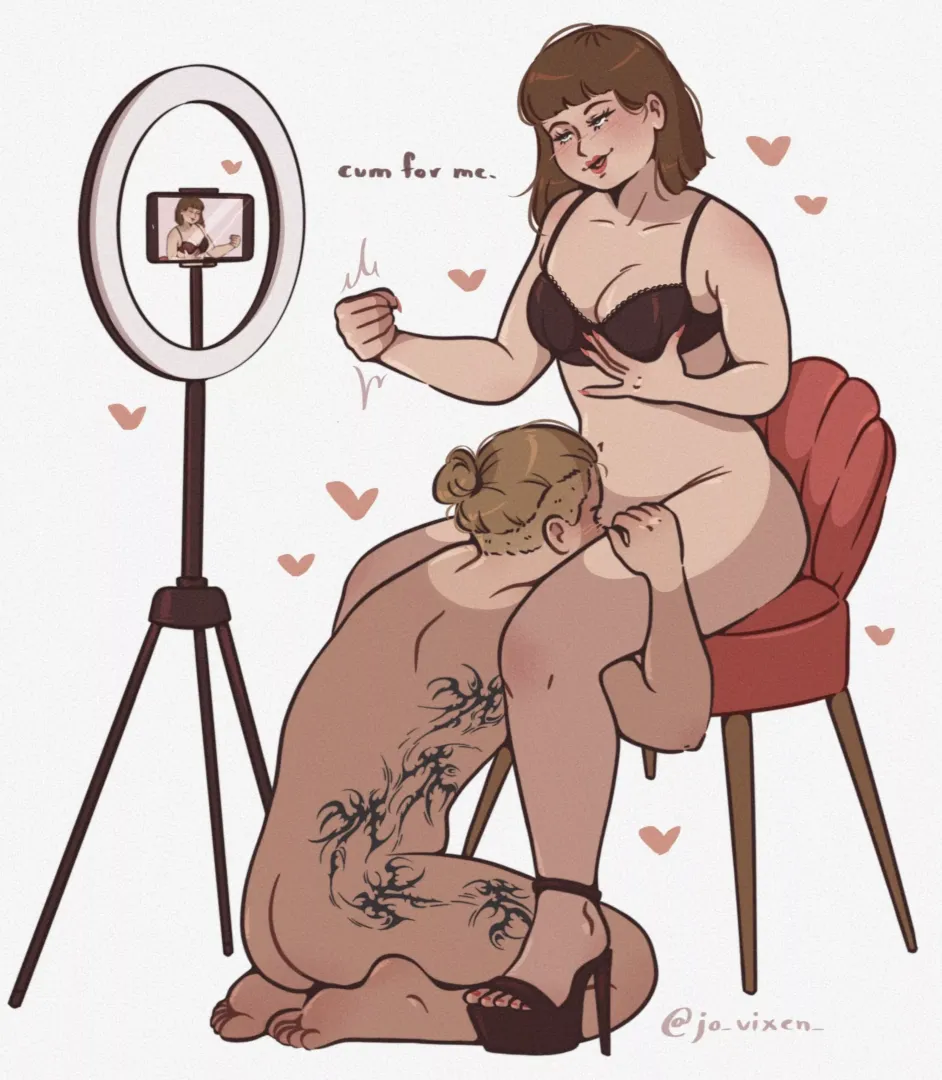 Motivating Her To Create Content 💕 by LeashMePls