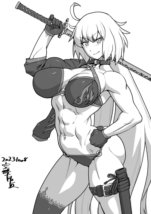 Swimsuit Jeanne d'Arc [Artist: jjjackasss] by ComaOfSouls