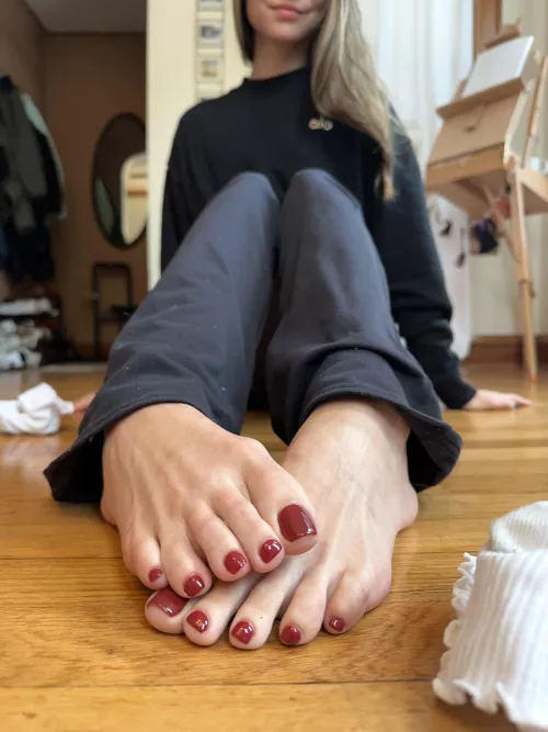 Tell me how much you love it when I remove my socks for you…😏 by janec00k08