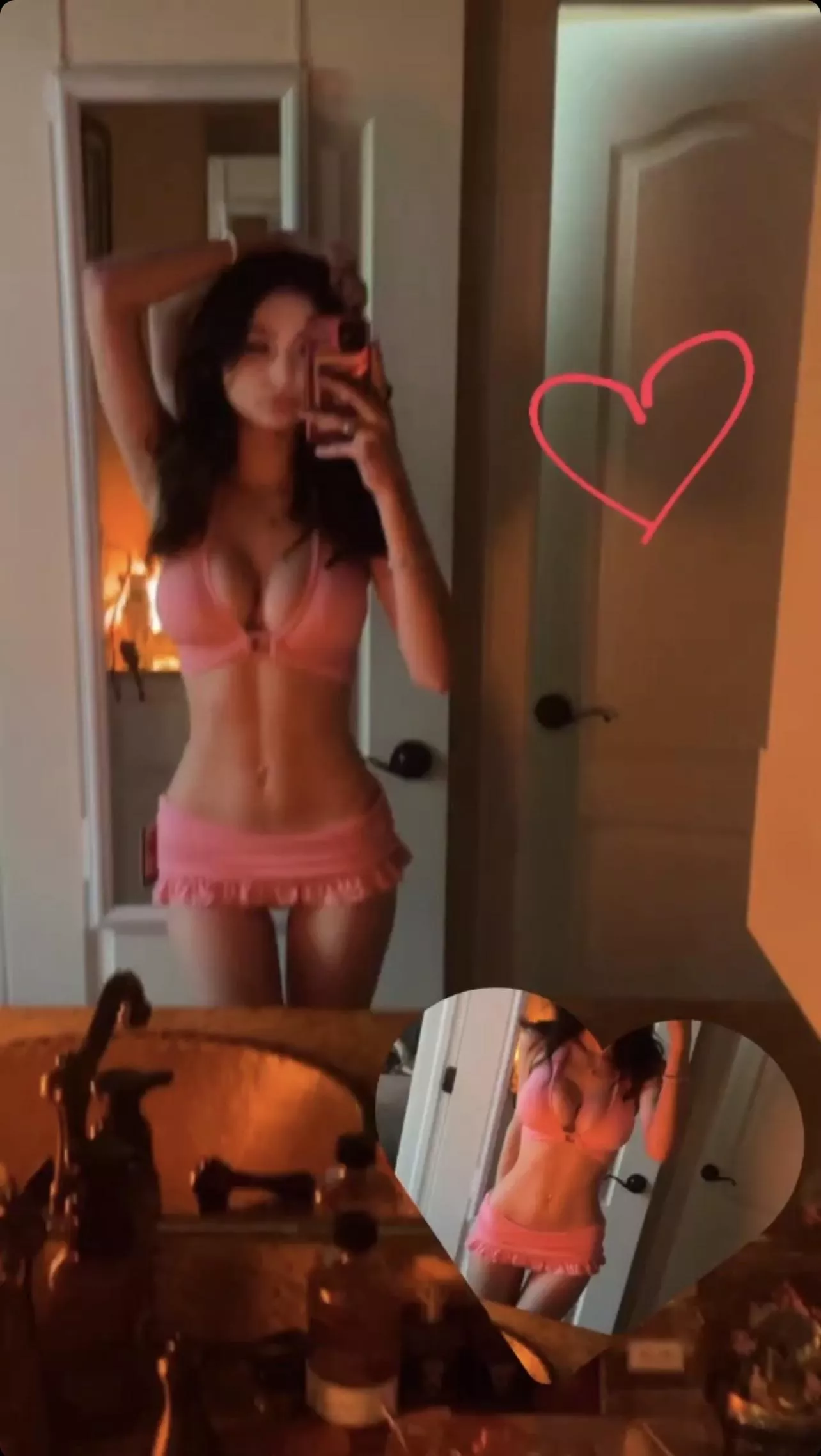 This pink vintage bikini ! posted by hello17689