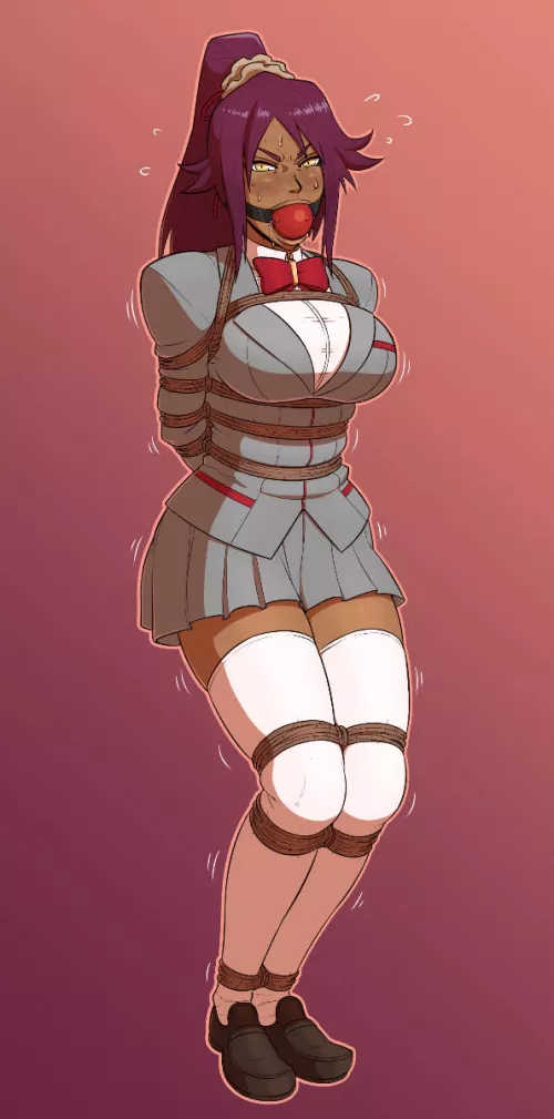 Yoruichi tied up! by CypherSM