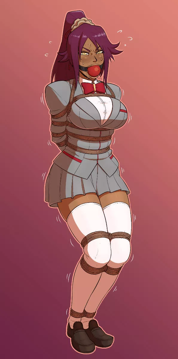 Yoruichi tied up! posted by CypherSM