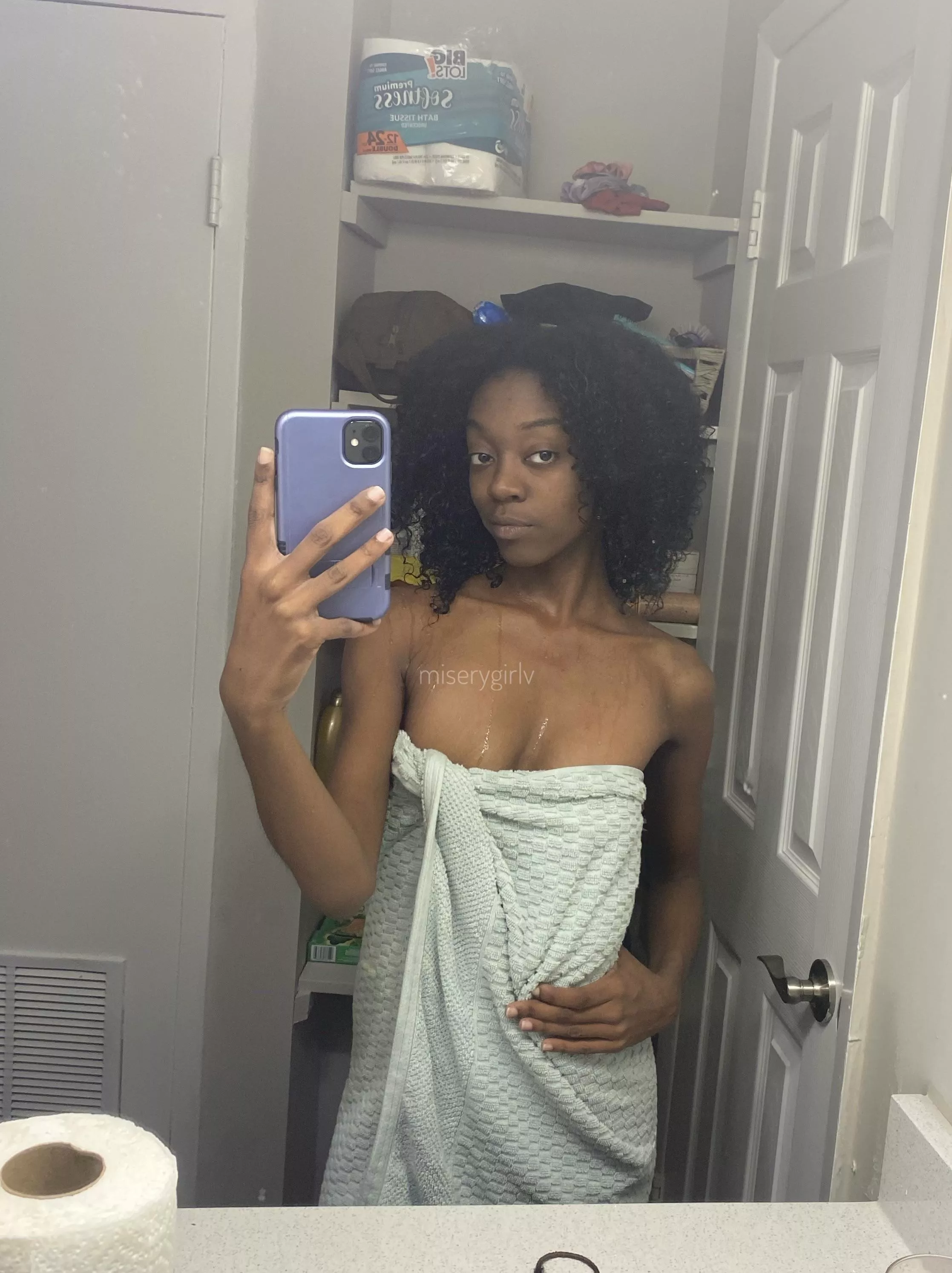 You should see me wet without the towel posted by miserygirlv