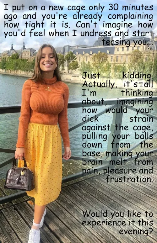 A new cage [femdom] [chastity] by Apprehensive_Cup_7