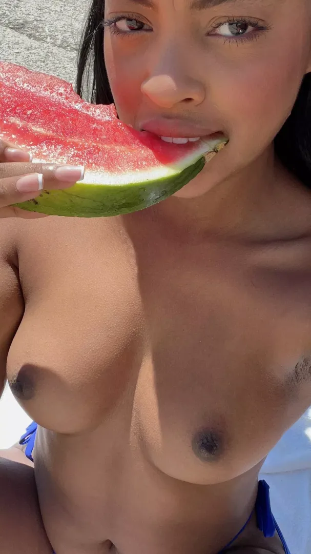 Any one else love a juicy watermelon on a warm day ? by ProfessionalFoots