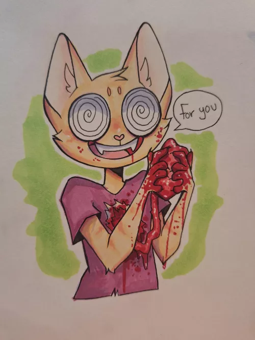 Blood ⚠️ by Milk_time