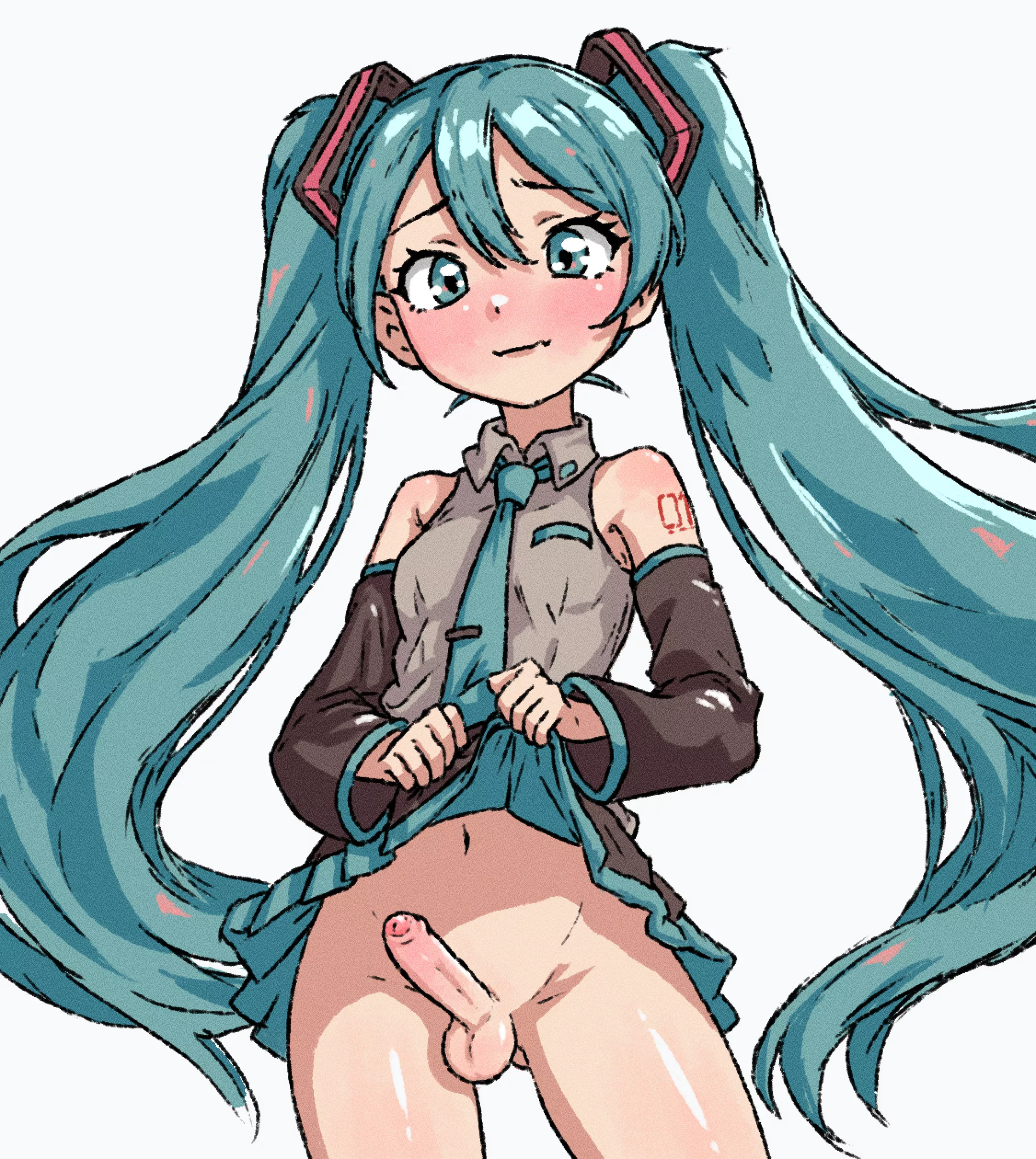 Drew a futa Miku 😅 posted by BeachEpisode
