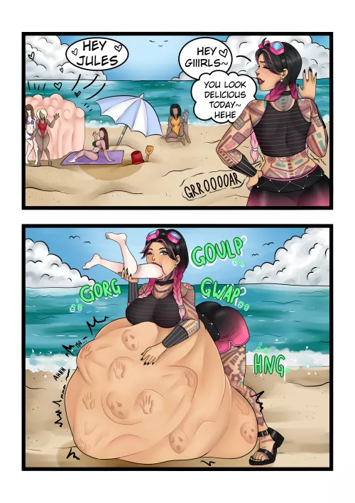 {image} Victorious Feast Page 1/5 - Comic Commission BY ME Miss Busty OH YES It's Me by LavelleArts