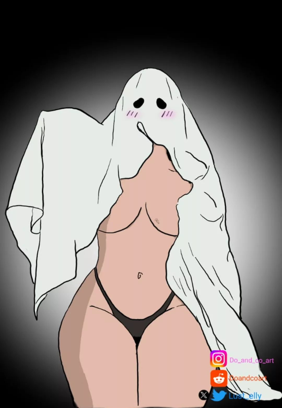 Lady Ghost by Doandcoart posted by Doandcoart