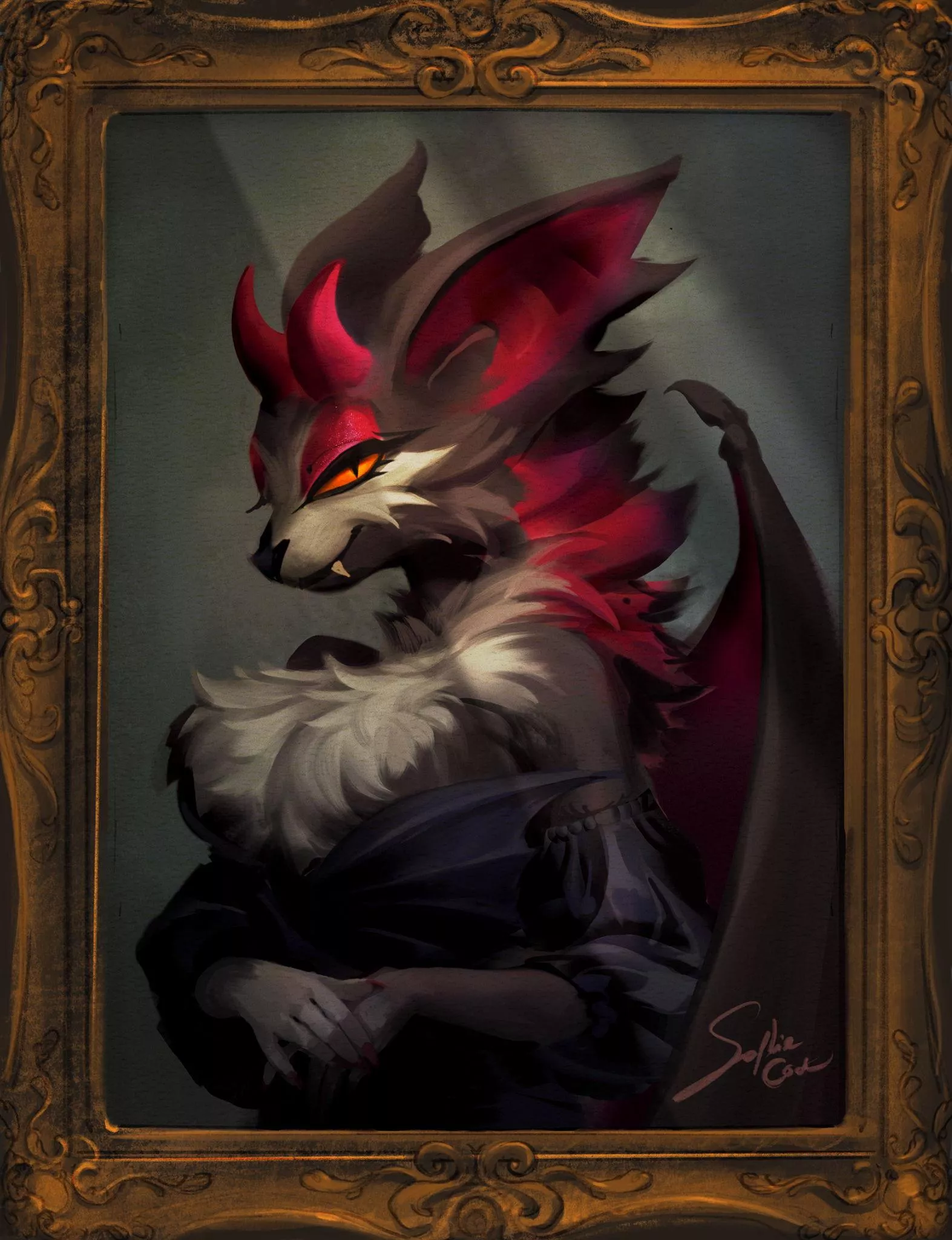 Nox's Portrait (Comm for @EmthimOfNight) posted by Undoodle_Art