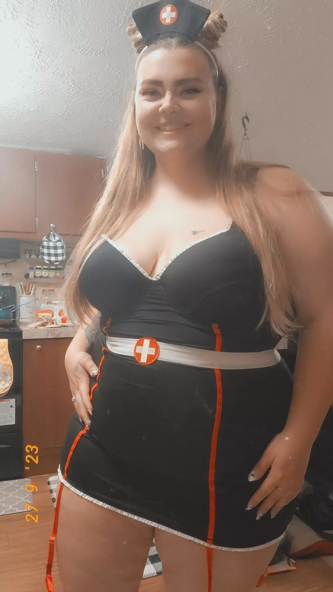 Nurse costume fun 🥰🏥 posted by Artistic_Net_142