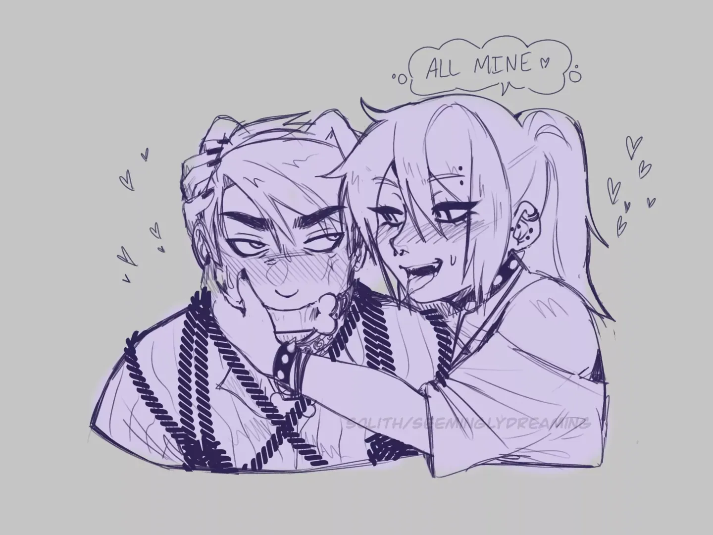 (oc) all mine by seeminglydreaming