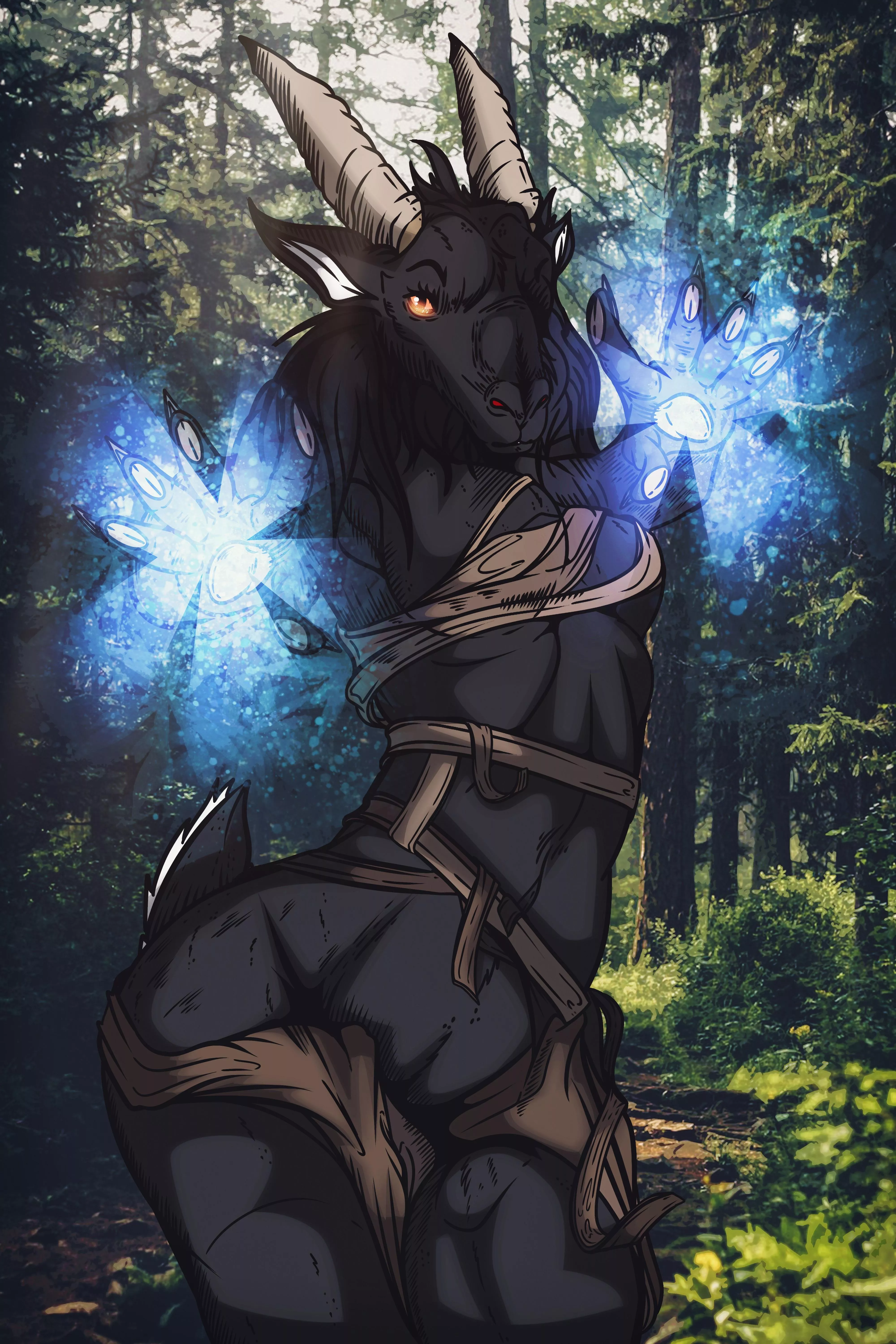 Power (Art by me: 0l-Fox-l0) posted by 0l-Fox-l0