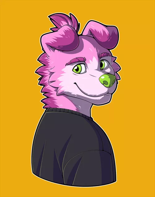 Simple character bust :) [art by me] by Zitronen-Hai