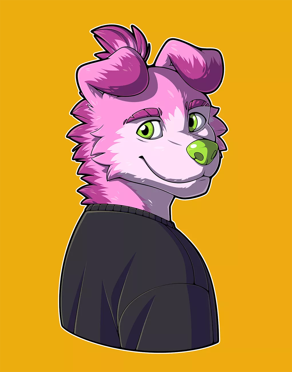 Simple character bust :) [art by me] posted by Zitronen-Hai
