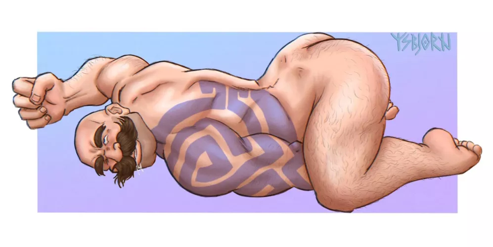 Braum’s ass by me (ysbjorn07 on tumblr, twitter, instagram, patreon) by Ysbjorn07