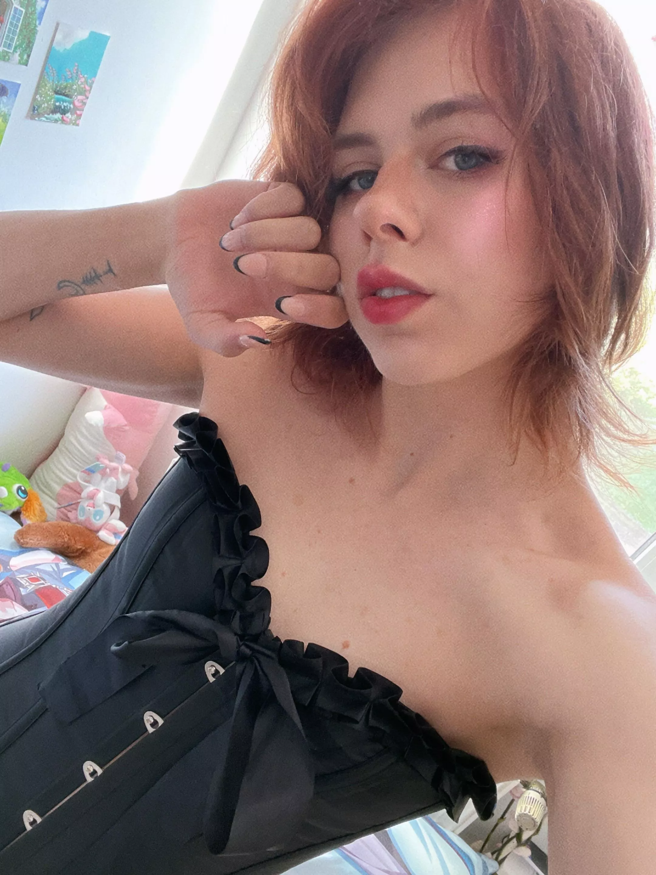 do you like femboys in corsets? :3 posted by seraphicbunnix