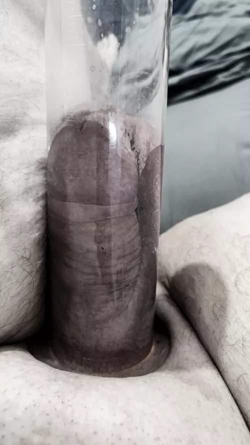 First time cock and balls... I think i need bigger pump 😈 by leo_diabolus