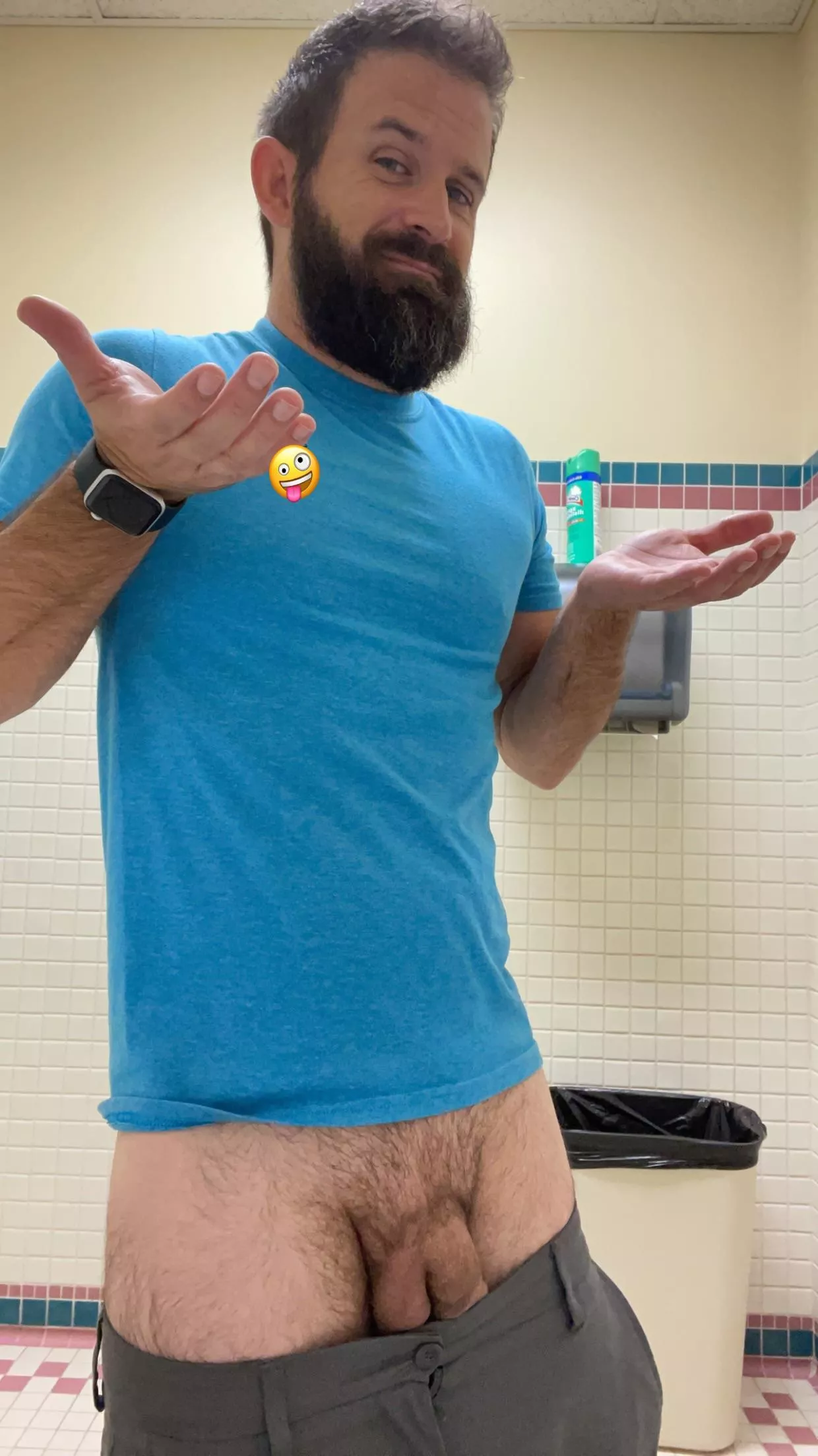 Forgot my belt today, think anyone will notice? posted by CockyCoreysCreative